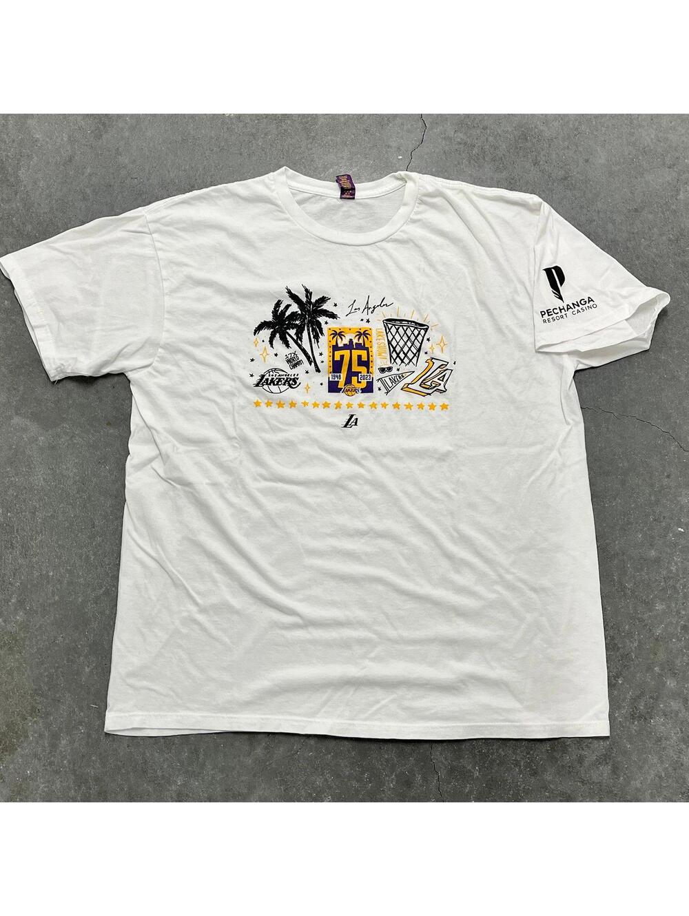 Los Angeles Lakers 75 Year Anniversary T Shirt